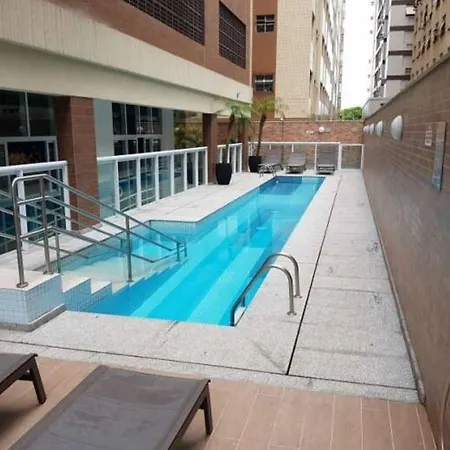 APTO Top com Vista pro Mar em Condomínio Completo em Frente à Praia!  Santos  Exterior foto
