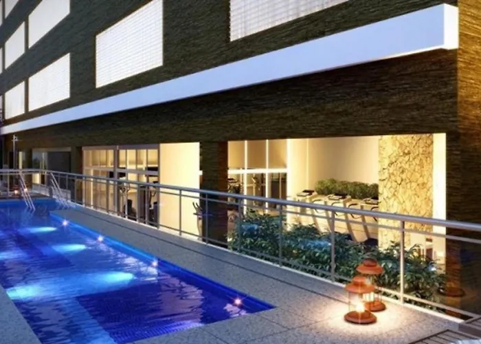 APTO Top com Vista pro Mar em Condomínio Completo em Frente à Praia! (6 pessoas)